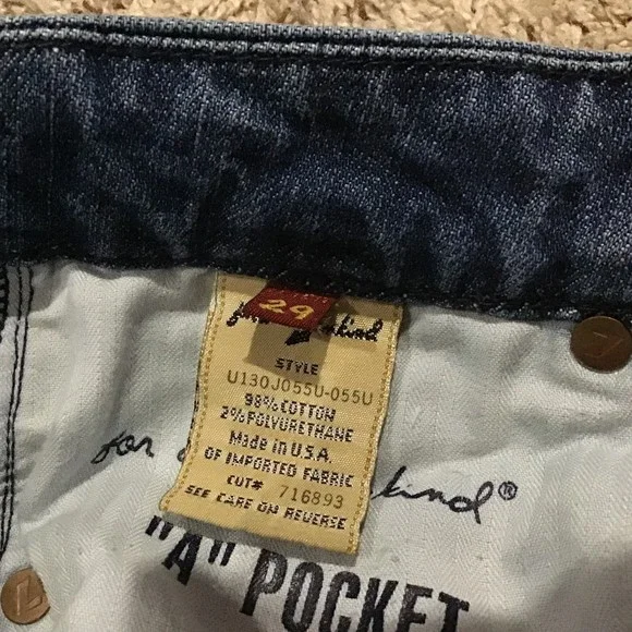 7 For All Mankind Women's Jeans size 29w Bootcut Y2K Great Details - Picture 10 of 14